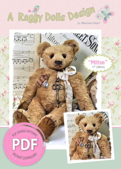 Vintage bear pattern