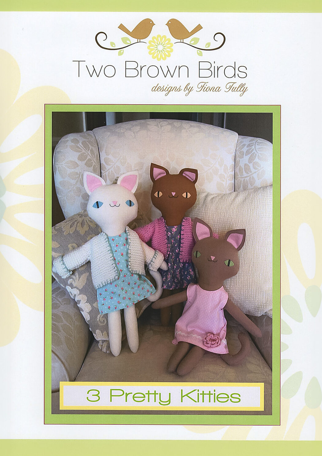 Three Pretty Kitties Sewing Pattern