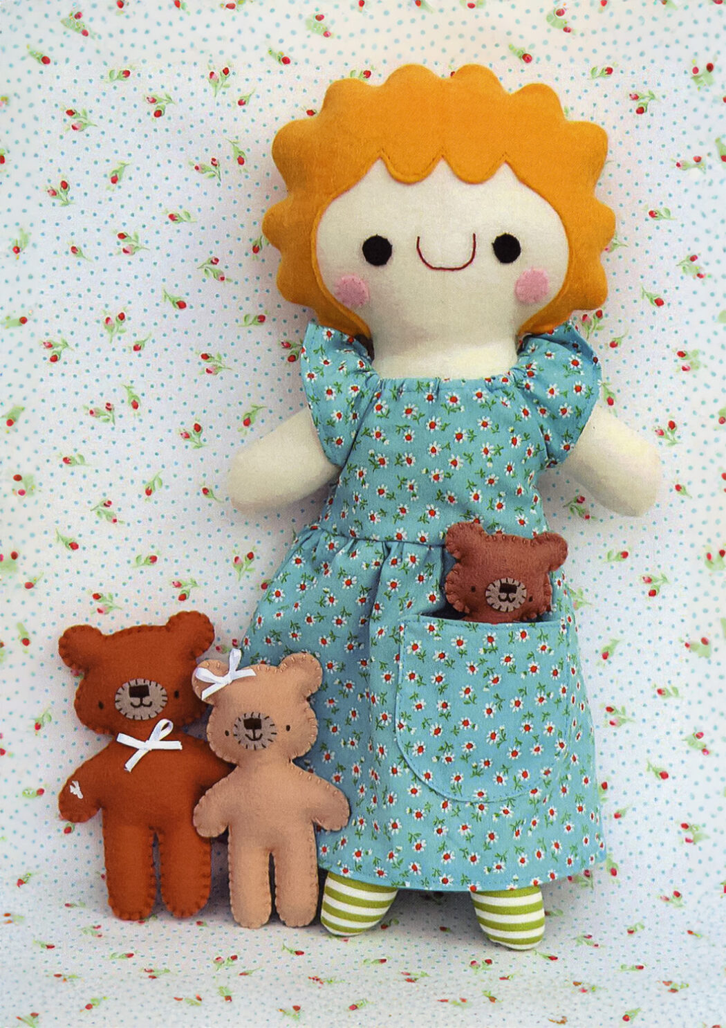 Goldilocks Rag Doll Sewing Pattern