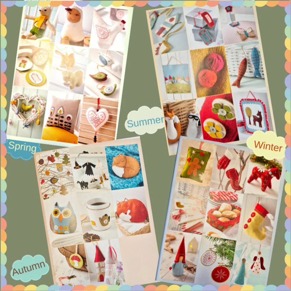A Year of Felt Decorations Book - Image 2