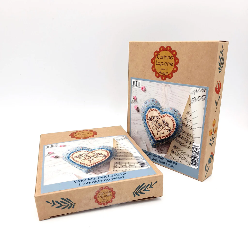 Embroidered Heart Sewing Kit - Image 5