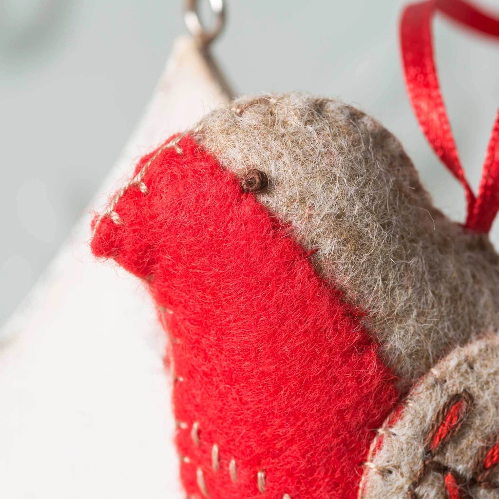 Embroidered Robin Sewing Kit - Image 2