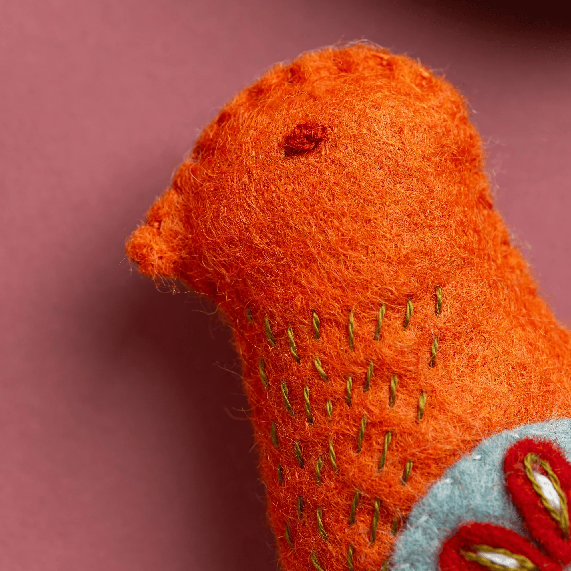 Folk Birds Felt Sewing Kit - Image 6