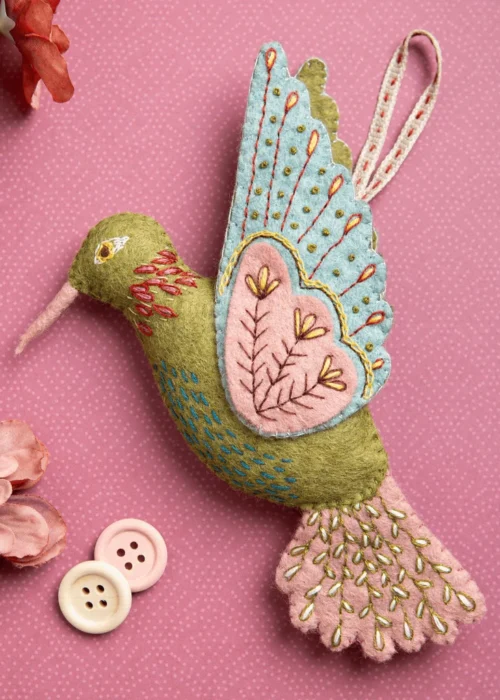Felt Hummingbird Sewing Kit